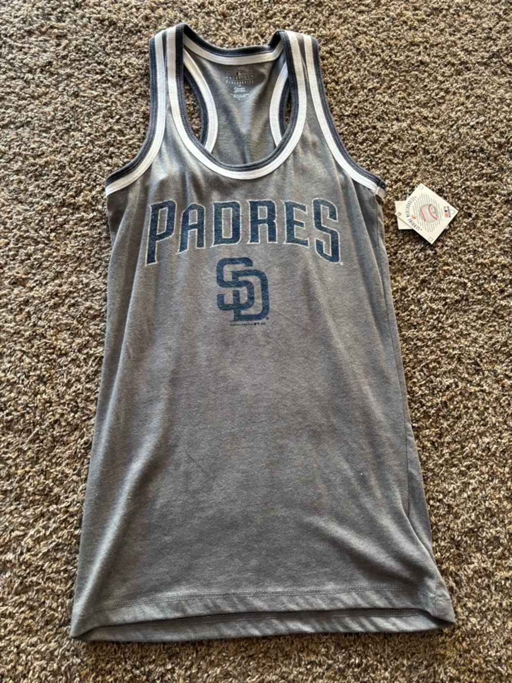 MLB Heather Gray Graphic Tee with Team Logo